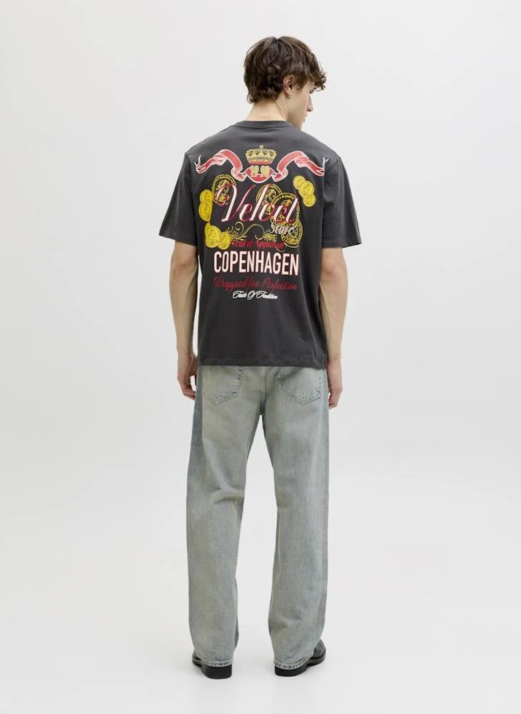 JACK & JONES Logo Crew Neck T-Shirt